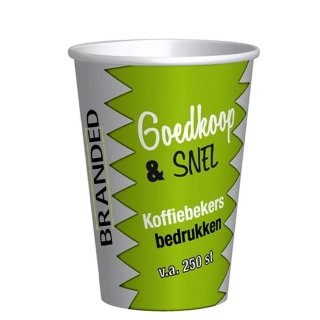 Bedrukbare koffiebekers voor horeca en takeaway