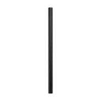 Drinkrietje RVS zwart 150mm - 12 st/ds.