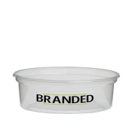Plastic Bakjes Rond bedrukken 150cc Ø101mm/PP (vanaf 12.000 st.)