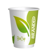 Dubbelwandige BIO drinkbekers bedrukken 300cc/12oz