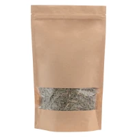 Stazak 130 + 70 x 220 mm KRAFT met venster - 500 ml - 1.000 stuks
