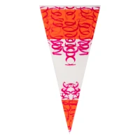 Puntzak Oranje/Rood - 250 x 460 mm - 1 pond - 1.000 stuks