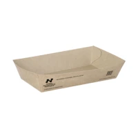 Frietbakje A13 - Karton - 15x7x3,5cm - "Notpla" - 540 st/ds.