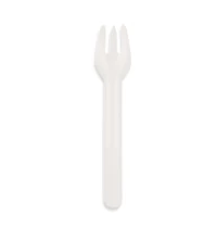 Papieren vork Wit – 159 mm – 100% Fair - 500 st/ds