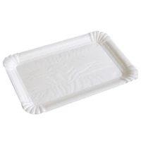 Kartonnen schaal (100x160 mm) - Wit - rechthoekig - 2.000 st/ds.