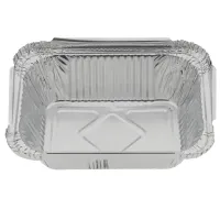 Aluminium bakje rechthoekig 260ml 130×100×42mm – 1.000 st/ds.