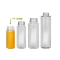 Rechte Fles (XS) - Exclusief dop - 100 ml - 80 st/ds.