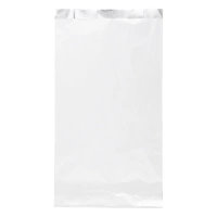 Papieren grill zak met aluminium binnenzijde - Wit - 29x16x5,5cm - 500 st/ds.