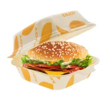 Hamburgerbox XPS Wit - 500 st/ds.