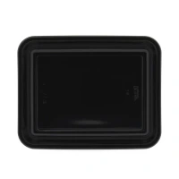 Maaltijdschaal CPET 227/35 1V Zwart - 320 st/ds.