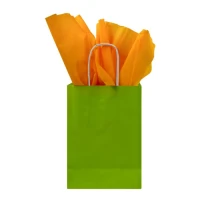 Papieren tas gedraaid handvat - Groen - 32x12x42cm - 250 st/ds.