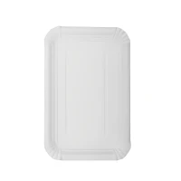 Kartonnen schaaltjes (130 x 200 mm) - wit - 1.500 st/ds