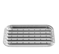 Aluminium grillschalen 185x115x11mm - 280st/ds.