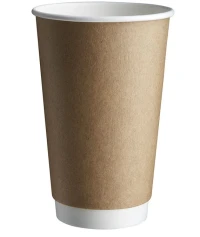 Koffiebeker Dubbelwandig Kraft 400cc/16oz - 400 st/ds.