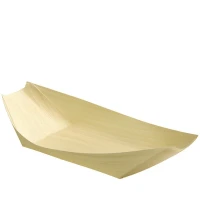 Amuse bootje Hout FSC® 215 x 110mm - 50 stuks