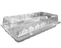 Blister voor Gebak/Broodjes APET 343x190x55mm - 150 st/ds.