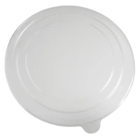 Lid Salad bowl Kraft Ø184mm rPET  - 300 st/ds.