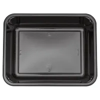 Maaltijdschaal CPET 227/35 1V Zwart - 504 st/ds.