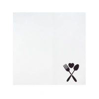 Brunchservet bedrukken 33x33cm (terug gevouwen naar 16,5x16,5cm) - v.a. 100 st.