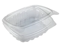 Plastic Bakje met vast (klap)deksel 250cc - 480 st/ds.