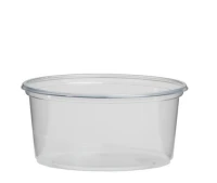 PP bakje Rond 101mm - inhoud: 250cc - 1.000 st/ds.