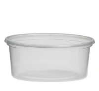 PP bakje Rond 115mm - inhoud: 350cc - 500 st/ds.