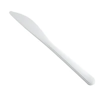 Mes Herbruikbaar Hercules 185mm Off-white PPMF - 50 stuks