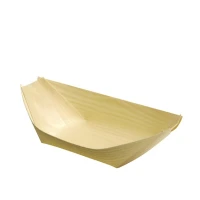 Amuse bootje Hout FSC® 140 x 77 mm - 100 stuks