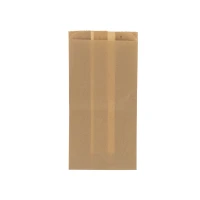 Papieren snackzak nr. 25 – Bruin - 11x8x27cm – 10 kg/ds.