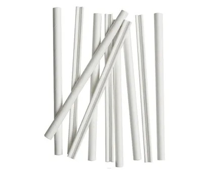 Roerstaafjes papier FSC® Wit 110mm Ø6mm in dispenser 500 stuks