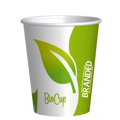 Koffiebeker Bedrukken - 200cc/8oz - BioCup - Karton/PLA