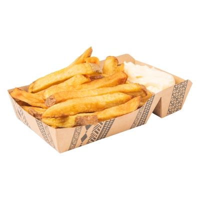 Frietbakje A14-1 155x85mm Maori - 360 st/ds.
