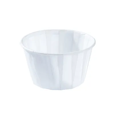 Witte Soufflé Sausbakjes (Portiecups) Large – 110 ml / 4oz – 2.500 stuks