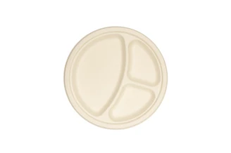 Bord 3-vaks Suikerriet - ø26cm - 500 st/ds.