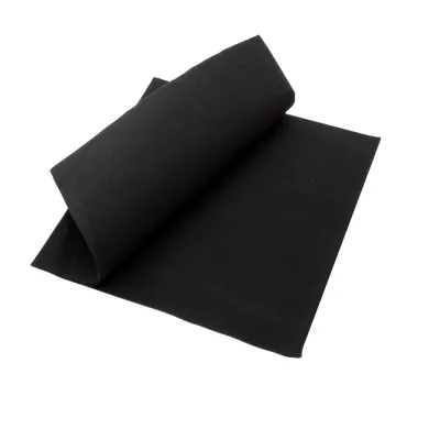 Servet Airlaid Zwart 33x33cm 1/4 vouw - 1.000 st/ds.