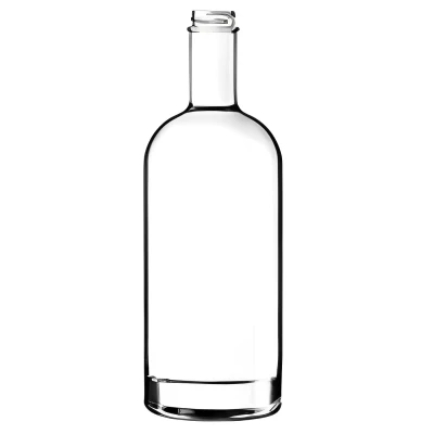 Glazen Fles Oslo – 1 liter - Onbedrukt - 36 st/ds.