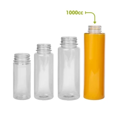 Rechte Fles (XL) - 1000 ml - 60 st/ds