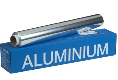 Aluminiumfolie in Cutterbox 45cm x 150m 14 micron - 1 st/ds.