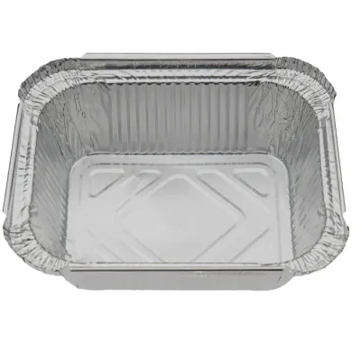 Aluminium bakje rechthoekig 450ml 150×120×50mm – 1.000 st/ds.