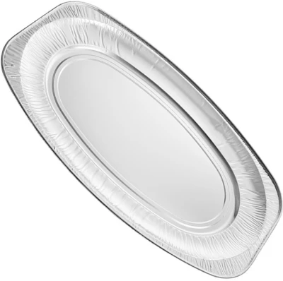 Aluminium Serveerschaal Ovaal - 550mm