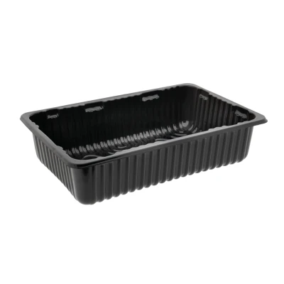Kilotray 1KG Zwart OPS 280x180x70mm - 1.540 st/ds.