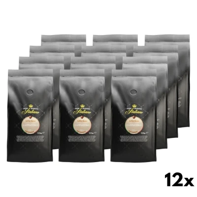 Koffiebonen Cappuccino - Gran Maestro Italiano 12x250gr.