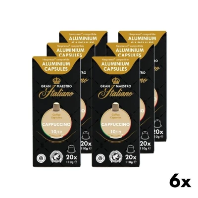 Koffiecups Cappuccino - Gran Maestro Italiano 6x20st.