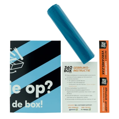 rEVENT Karton & Papier - 360BOX - verzamelzak/pakket incl. ophaalservice - 1 st/ds.