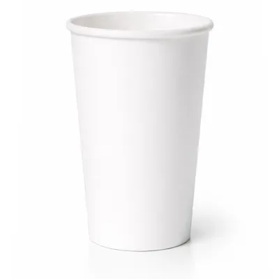 Kartonnen Drinkbeker To Go Wit 400cc/16oz - 1.000 st/ds.