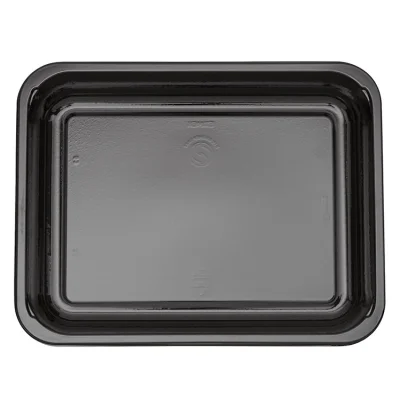 Maaltijdschaal CPET 227/30 1V Zwart - 450 st/ds.