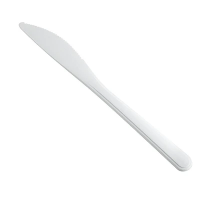 Mes Herbruikbaar Hercules 185mm Off-white PPMF - 50 stuks