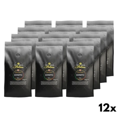 Koffiebonen Ristretto - Gran Maestro Italiano 12x250gr.